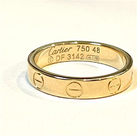 cartier love ring replica cheap|cartier 750 ring 52833a worth.